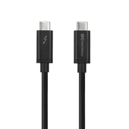 Cable Matters Intel Certified Thunderbolt 3C USB-kabel 2m 20Gbps 100W Power Delivery 60Hz dobbelt 4K UHD sort