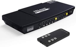 NÖRDIC HDMI Switch 4-1 4K60Hz Ultra HD 4: 4: 4 HDCP2: 2 HDR10 SPDIF og stereo Dolby DTS HD PS3 / 4/5, Xbox, Apple TV, Chromecast Nintendo switch