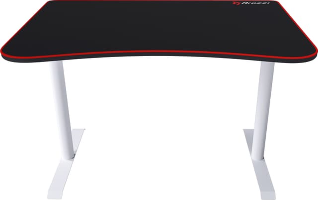 Arozzi Arena Fratello skrivbord för gaming (vitt)