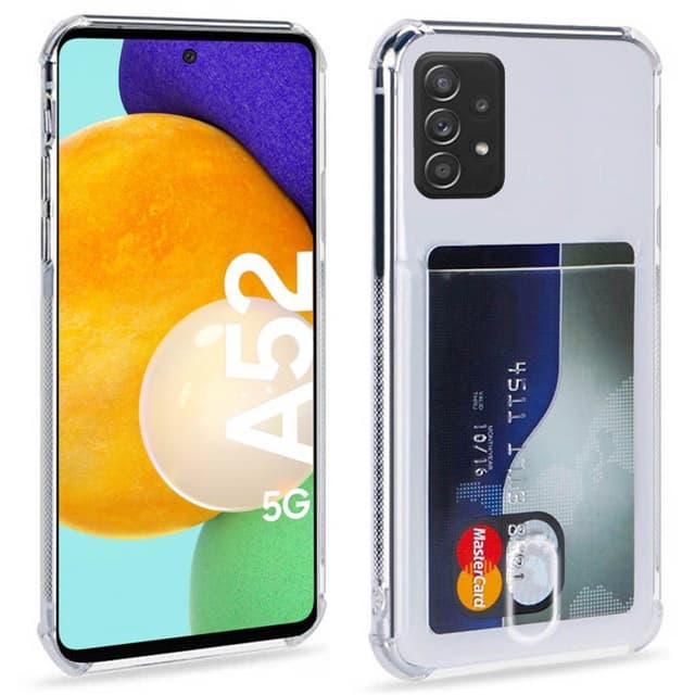Silikon skal med kortplats Samsung Galaxy A52 5G