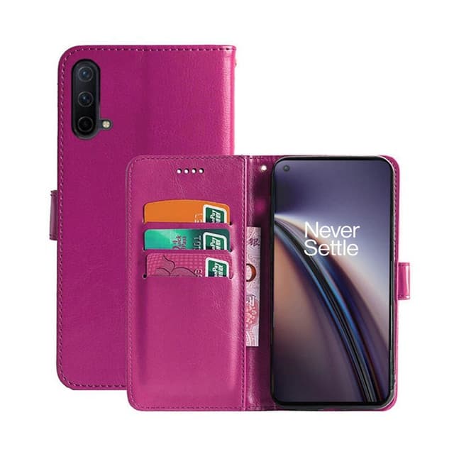 Lommebokdeksel 3-kort OnePlus Nord CE 5G  - Rosa