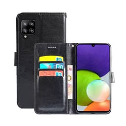 Mobilplånbok 3-kort Samsung Galaxy A22 4G  - Svart