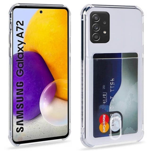 Silikon skal med kortplats Samsung Galaxy A72 5G