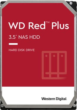 Western Digital Red Plus SATA III HDD för NAS (10TB)