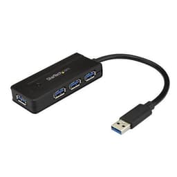 StarTech.com ST4300MINI, USB 3.2 Gen 1 (3.1 Gen 1) Type-A, USB 3.2 Gen 1 (3.1 Gen 1) Type-A, 5000 Mbit/s, Musta, Muovi, 0,15 m