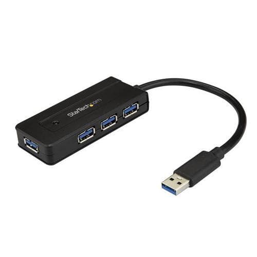 StarTech.com ST4300MINI, USB 3.2 Gen 1 (3.1 Gen 1) Type-A, USB 3.2 Gen 1 (3.1 Gen 1) Type-A, 5000 Mbit/s, Sort, Plast, 0,15 m