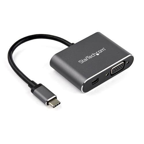 StarTech.com USB-C multiportvideo-adapter - Mini DisplayPort eller VGA