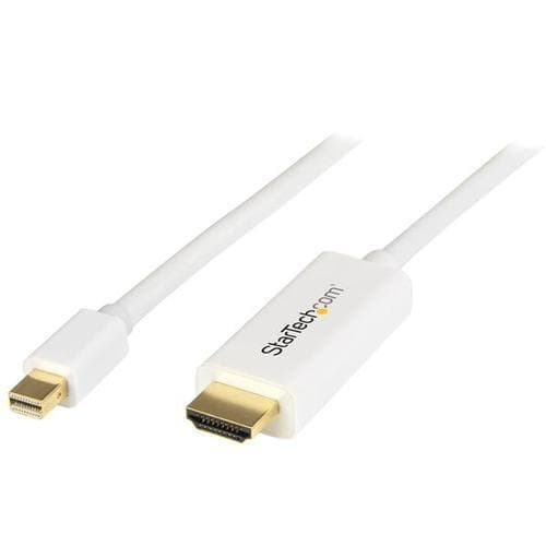 StarTech.com MDP2HDMM2MW, 2 m, Mini DisplayPort, HDMI Type A (Standard), Hanstik, Hanstik, Lige