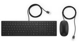 HP Pavilion trådløst tastatur og mus 400, Standard, USB, Svart, Mus inkludert
