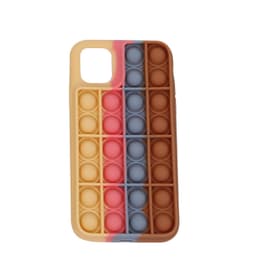 iPhone 12 Pro Max Deksel Fidget Bubbles Silikon Flerfarget
