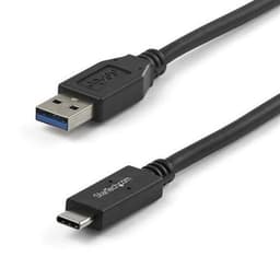 StarTech.com USB31AC1M, 1 m, USB A, USB C, USB 3.2 Gen 2 (3.1 Gen 2), 10000 Mbit/s, Svart