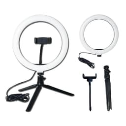 Selfie-lampe LED-ring (20 cm) med stativ og mobilholder