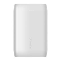 Belkin F8J267BTWHT, Valkoinen, Matkapuhelin/älypuhelin, 10000 mAh, USB, 15 W, Micro-USB