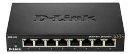 D-Link 8-Port Gigabit Ethernet Metal Housing Unmanaged lampknapp