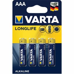 Varta Longlife AAA paristot (4 kpl)