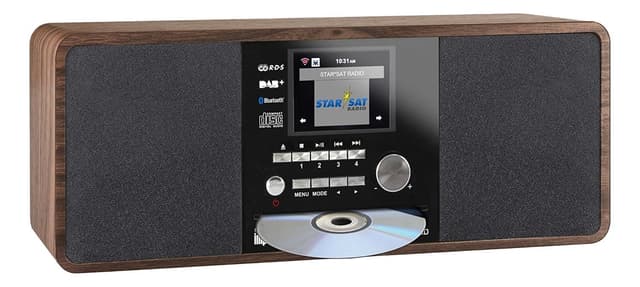 IMPERIAL DABMAN i200 CD, DAB + / FM og internetradio, BT, CD, træ