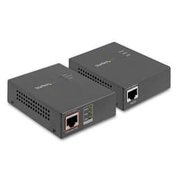 StarTech.com UPOESPLT1G, Sender og mottaker, 100 m, 1000 Mbit/s, 50000 timer, IEEE 802.3,IEEE 802.3ab,IEEE 802.3af,IEEE 802.3at,IEEE 802.3bt,IEEE 802.3u, Svart, Brun