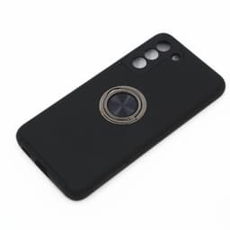 Samsung Galaxy S21 / S30 matkapuhelinkotelo rengaspidikkeellä, musta