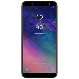 Samsung Galaxy A6 smarttelefon (gull)