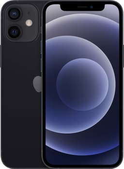 iPhone 12 Mini - 5G älypuhelin 64 GB (musta)