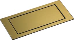 EVOline BackFlip stikkontakt (matte brass)