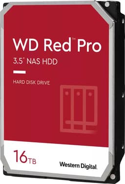 Western Digital Red Pro HDD til NAS (16TB)