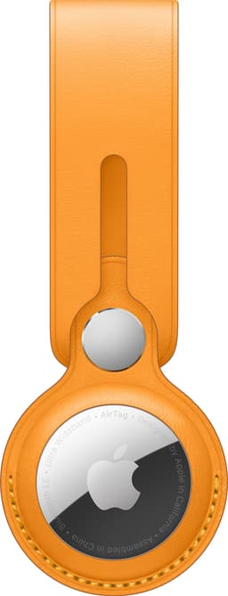 AirTag läderhållare (california poppy)