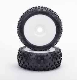 Schumacher Stagger Rib 1/8 Silver - 1 par på felg