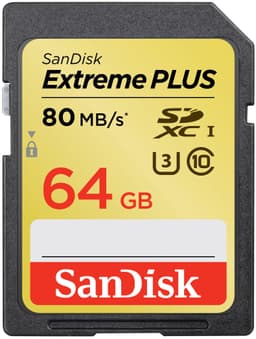 SanDisk Extreme Plus 64 GB SD-minnekort