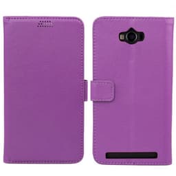 Lompakkokotelo 2-kortti Asus Zenfone Max (ZC550KL)  - violetti