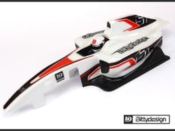 Bittydesign F1 Type-6C 1/10 Clear Body Light