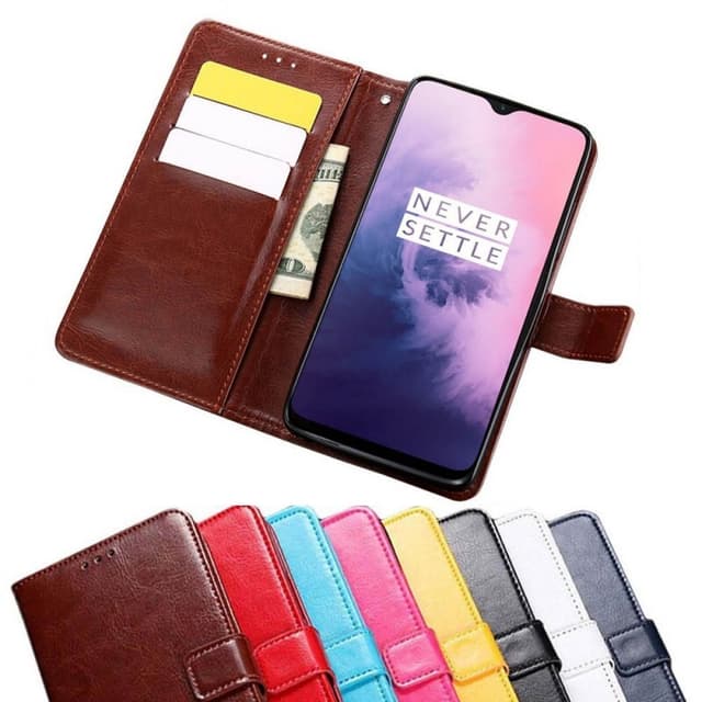 Wallet 3-kort til OnePlus 7 (6,41 ")  - rød