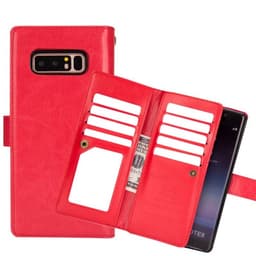 Dobbeltflip Flexi 9-kort Samsung Galaxy Note 8 (SM-N950F)  - RØD