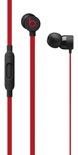 Beats urBeats3 in-ear hörlurar (svart/röda)