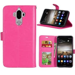 Lommebokdeksel 3-kort Huawei Mate 9 (MHA-L29)  - Mørk rosa