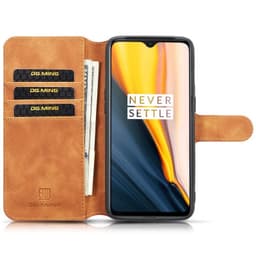DG-Ming Lommebokdeksel 3-kort OnePlus 7  - brun