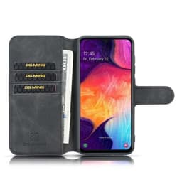DG-Ming Lompakkokotelo 3-kortti Samsung Galaxy A50 (SM-A505F)  - musta