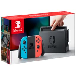 Nintendo Switch spillkonsoll + neon Joy-Con