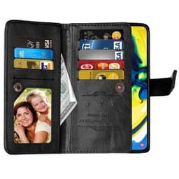 Dobbelt Flip Flexi 9-kort Samsung Galaxy A80 (SM-A805F)  - sort