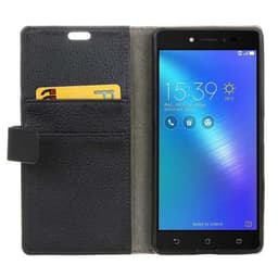 Lommebokdeksel 2-kort Asus Zenfone Live (ZB501KL)  - Svart