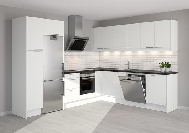 Epoq Dekkside veggskap 99 cm (Trend Classic White)
