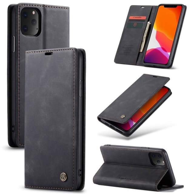 CaseMe Smart Magnet FlipCase Apple iPhone 11 Pro Max (6.5")  - Svart