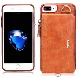 BRG lompakkokotelo 2i1 Apple iPhone 7 Plus / 8 Plus  - ruskea