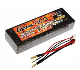 2s  7000mAh - 50C - Gens Ace Hardcase m/Deans