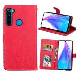 Mobil tegnebog 3-kort Xiaomi Redmi Note 8T  - rød