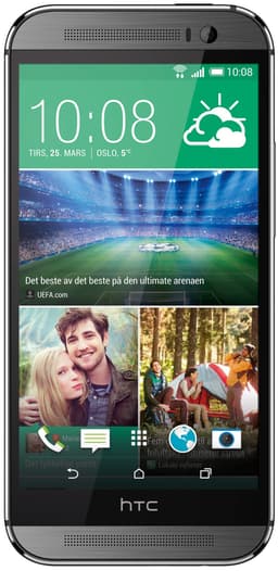 HTC One (M8) smartphone (grå)