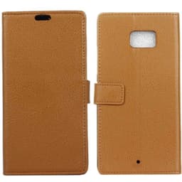 Lompakkokotelo 2-kortti HTC U Ultra  - ruskea