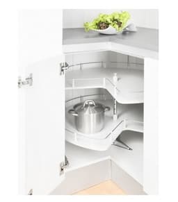Hjørnekarrusel til underskab 90 cm MDF (hvid)