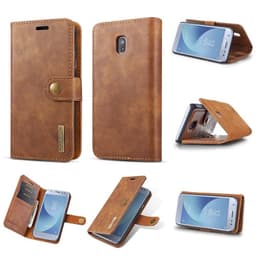 Lompakkokotelo DG-Ming 2i1 Samsung Galaxy J7 2017 (SM-J730F)  - ruskea