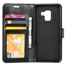 Lommebokdeksel 3-kort Samsung Galaxy A8 Plus 2018 (SM-A730F)  - Svart